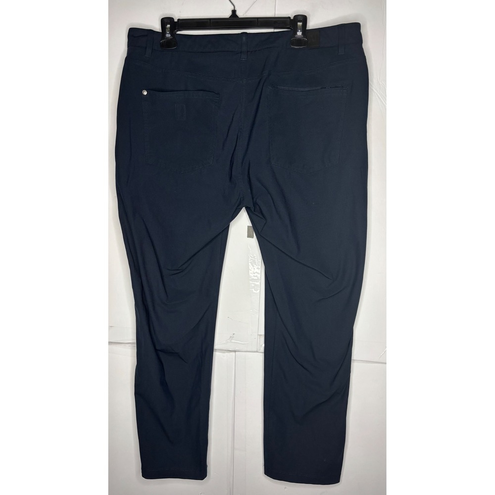 Vuori Meta Pant Mens 36 Navy Blue Technical 5-Pocket Performance Chino Trousers